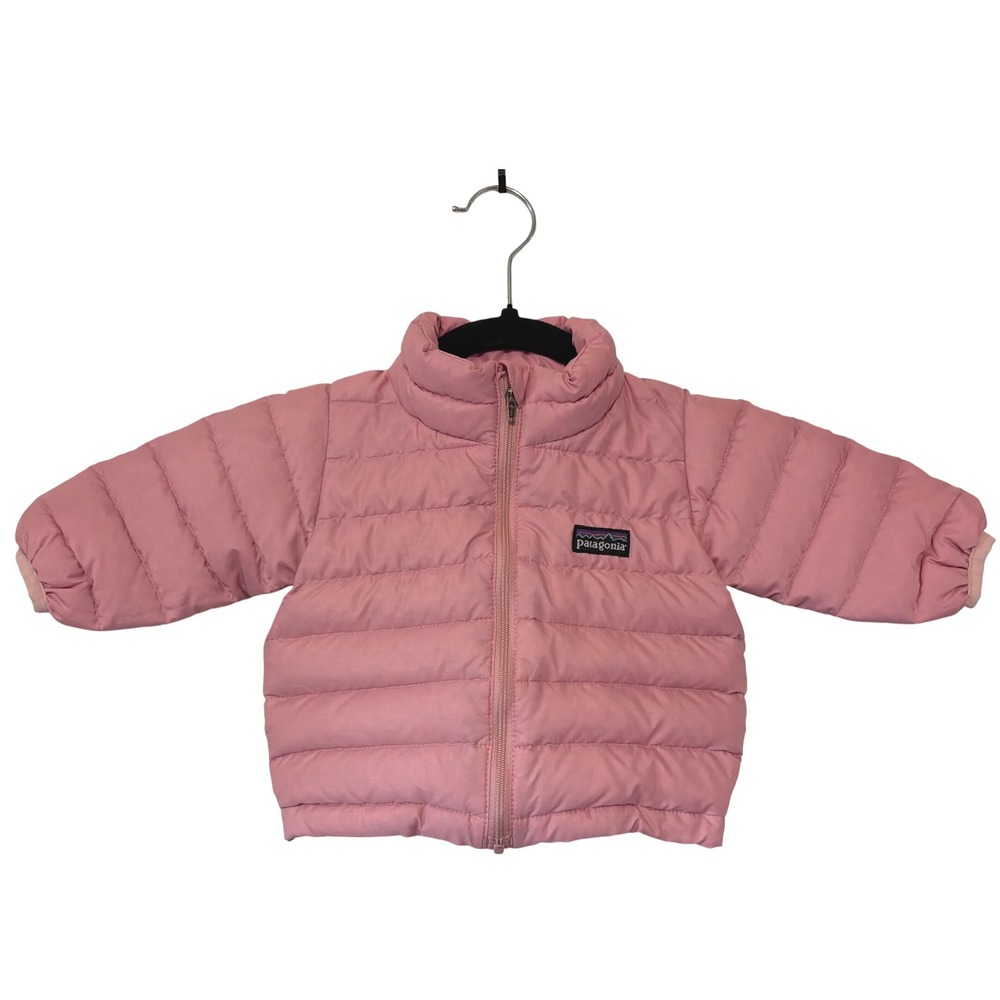 Patagonia Pink Puffer Coat Baby Down Sweater Jacket Kids Warm Winter Layer 3M